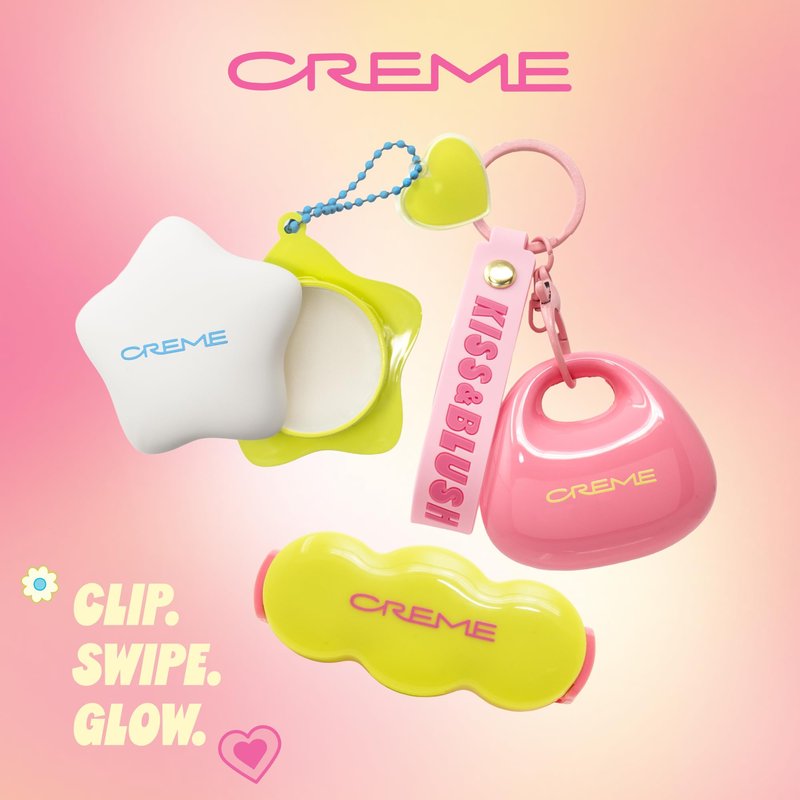 The Crème Shop Plush Pout Lip Butter Lip Balm Key Chain Charm | Korean Formula with Peptides and Squalane to Instantly Hydrate, Nourish, Moisturize, and Soften Dry Lips- Mint