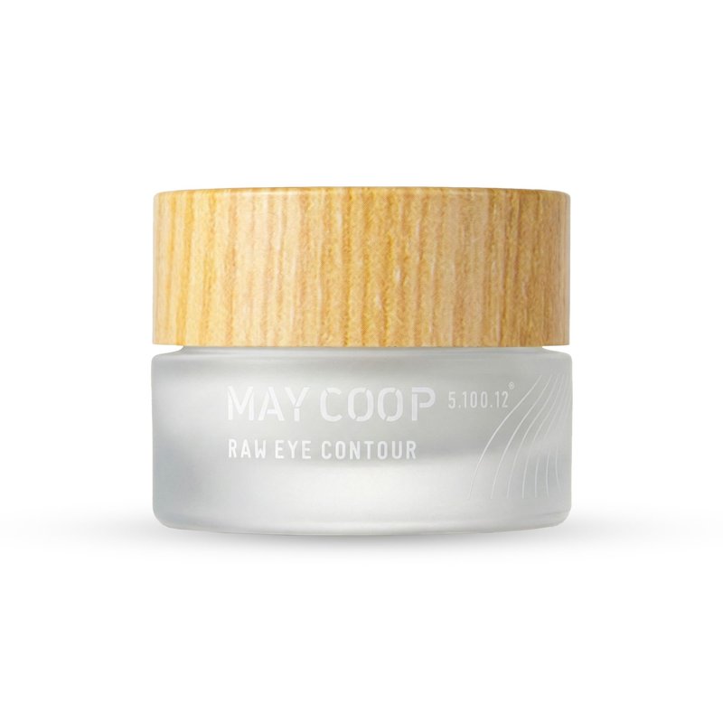 MAY COOP Raw Eye Contour | Korean Eye Cream with Sugar Maple Extract & Peptides, Hydrating Cream Contour for Daily Care, Lightweight Formula for Sensitive Skin, 0.67 fl oz