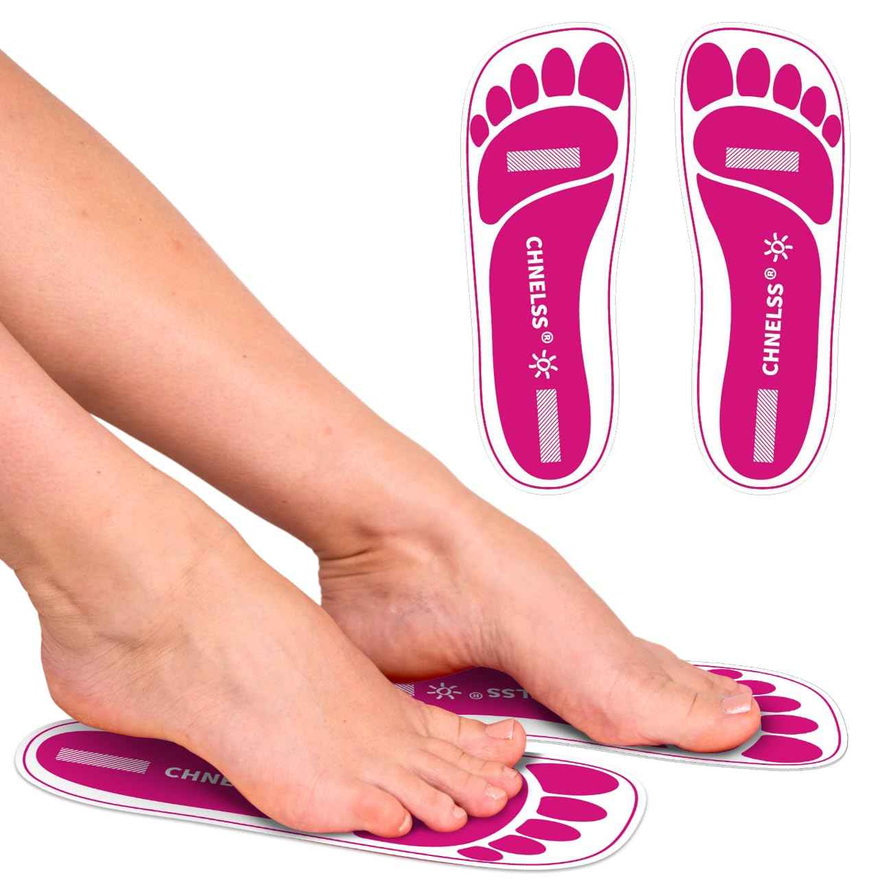 Pink 60Pairs(120Feets)Disposable Spray Tanning Feet Pads for Hygienic Foot Protectors,Comfortable & Hygienic Spray Tan Pads Feet-Specifically for the Spray Tanning Industry or Salon,One Size-Non Slip