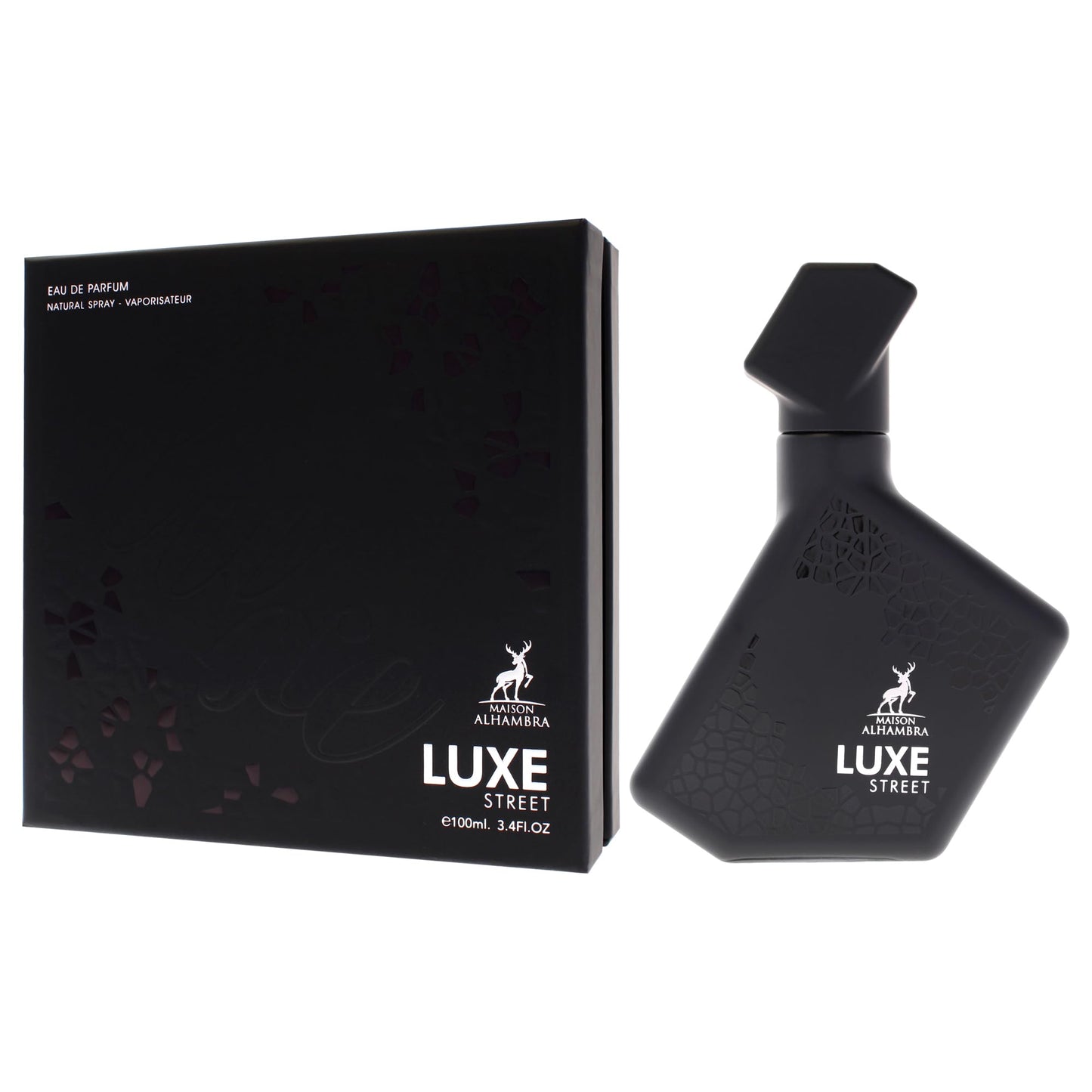 Maison Alhambra Luxe Street – Citrus, Spicy, Amber, Sweet – Eau de Parfum Spray Long-Lasting Fragrance for Unisex, 3.4 Ounce / 100 ml