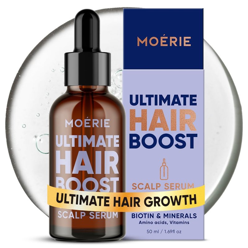Ultimate Hair Growth Serum | Natural Hair Regrowth & Thickening Treatment - Anti-Thinning Scalp Oil - 1.69 fl oz / 50 ml