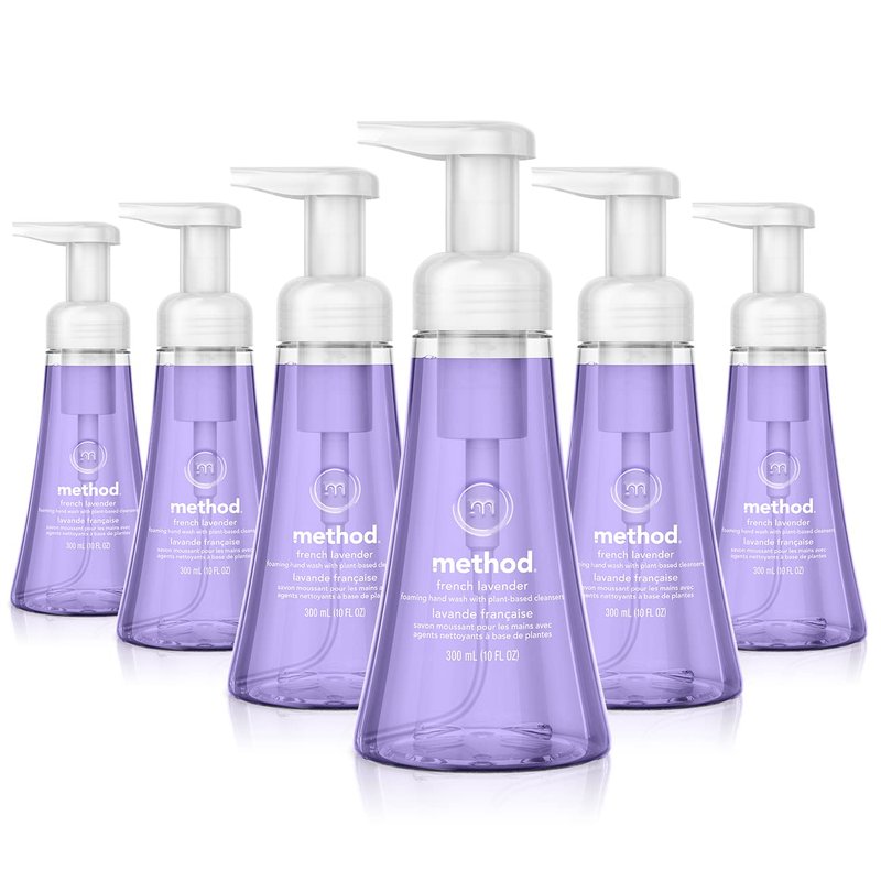 Method Foaming Hand Soap, French Lavender, 10 Fl Oz (Pack of 6)