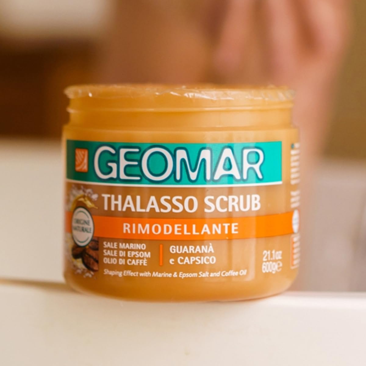 Geomar Thalasso Scrub Rimodellante 600 g, Remodeling 21.1 Oz Made in Italy [Italian import]