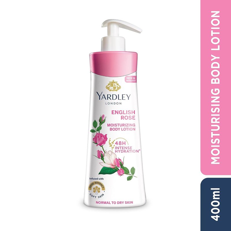 English Rose Moisturizing Body Lotion - Hydrating Formula | 400 ml