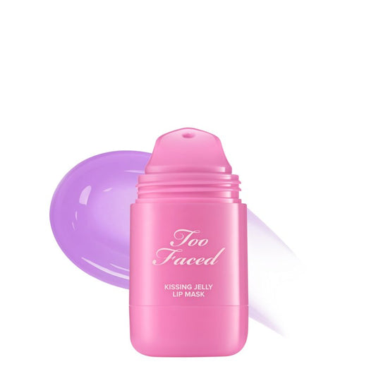 Too Faced Kissing Jelly Lip Mask Night & Day Hydrating Lip Treatment | Nourishing & Hydrating Lip Mask for Dry Lips with Twist Up Design, Birthday Kiss, 0.50 Fl Oz