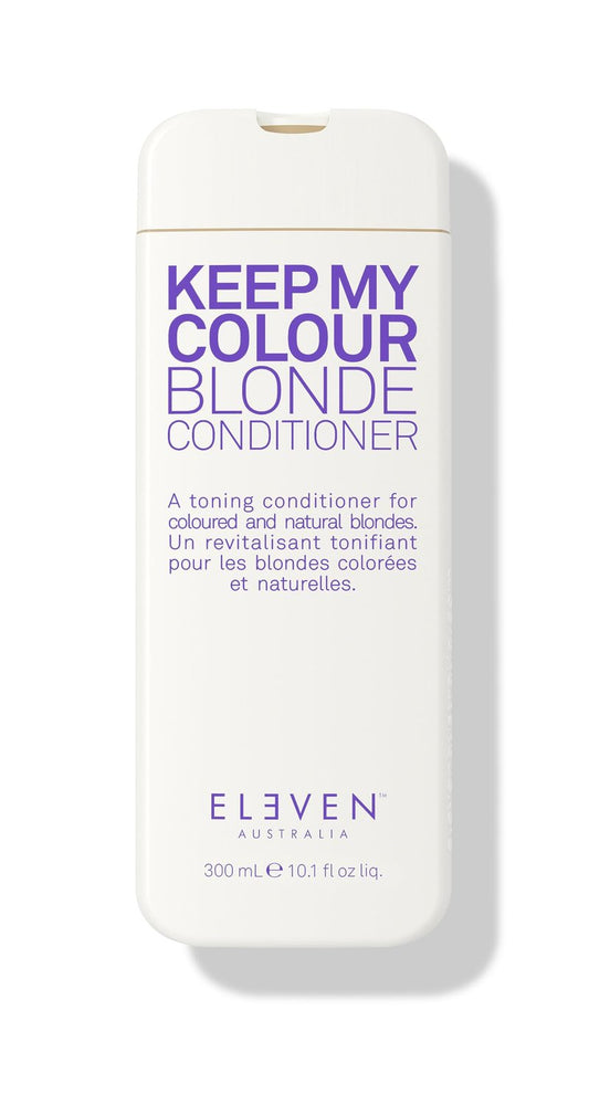 ELEVEN AUSTRALIA Keep My Colour Blonde Conditioner - Purple Conditioner for Blonde & Silver Hair, Color Protecting & Toning, Neutralizes Brass for Women & Men, Sulfate Free, Vegan - 10.1 fl oz
