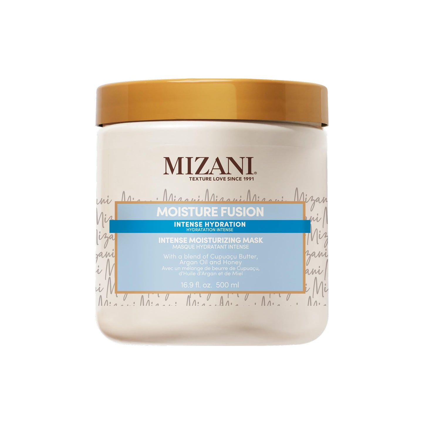 Mizani Moisture Fusion Intense Moisturizing Mask - Hydrating Hair Mask for Dry and Curly Hair, Deep Conditioning Treatment with Argan Oil, Sulfate-Free