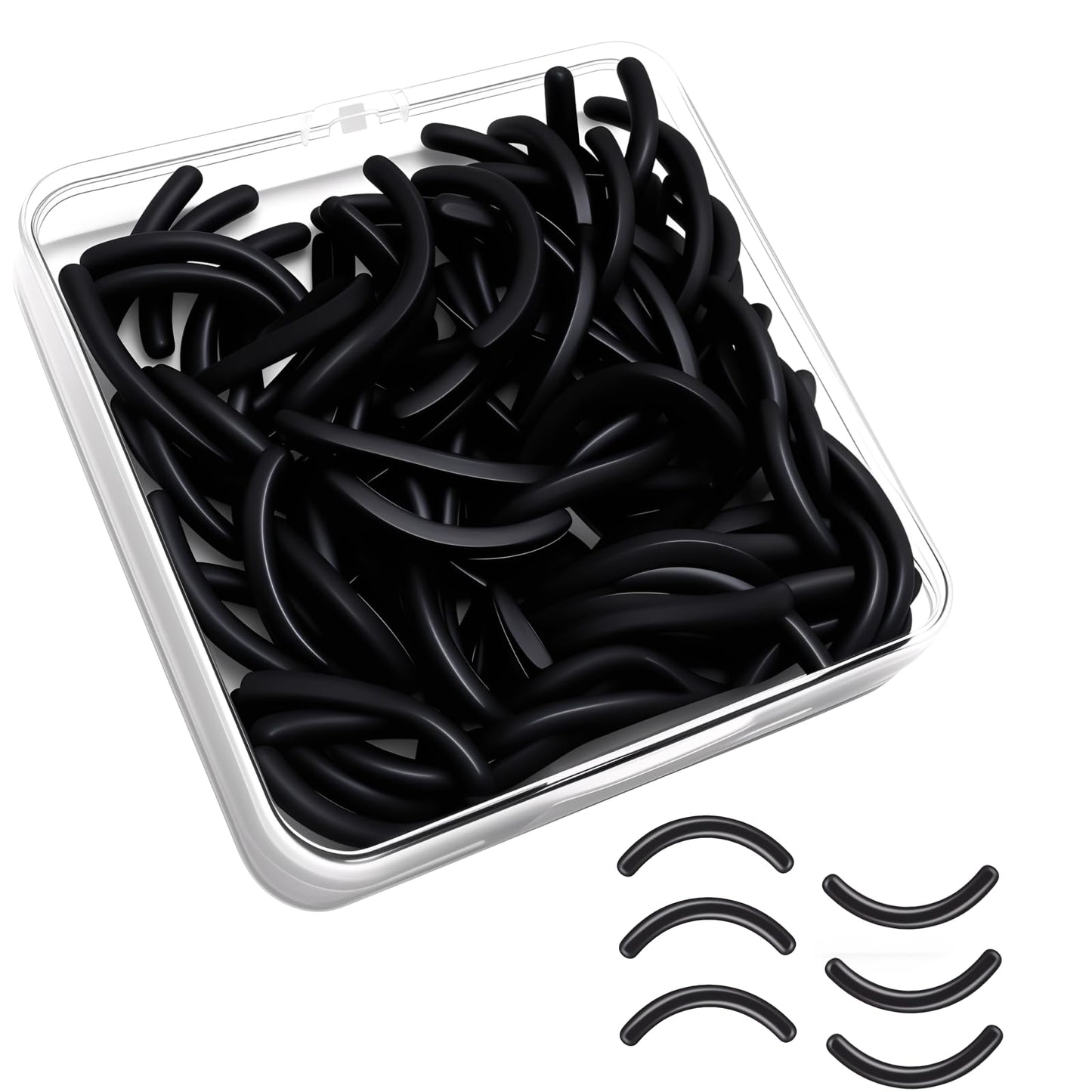 80Pack Fit for Tweezerman Eyelash Curler Refills,High Elasticity Silicone Replacement Pad Compatible with Tweezerman Eyelash Curler,Gentle & Safe,Use with Eye Lash Curlers.