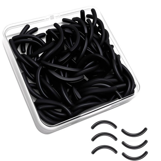 80Pack Fit for Tweezerman Eyelash Curler Refills,High Elasticity Silicone Replacement Pad Compatible with Tweezerman Eyelash Curler,Gentle & Safe,Use with Eye Lash Curlers.