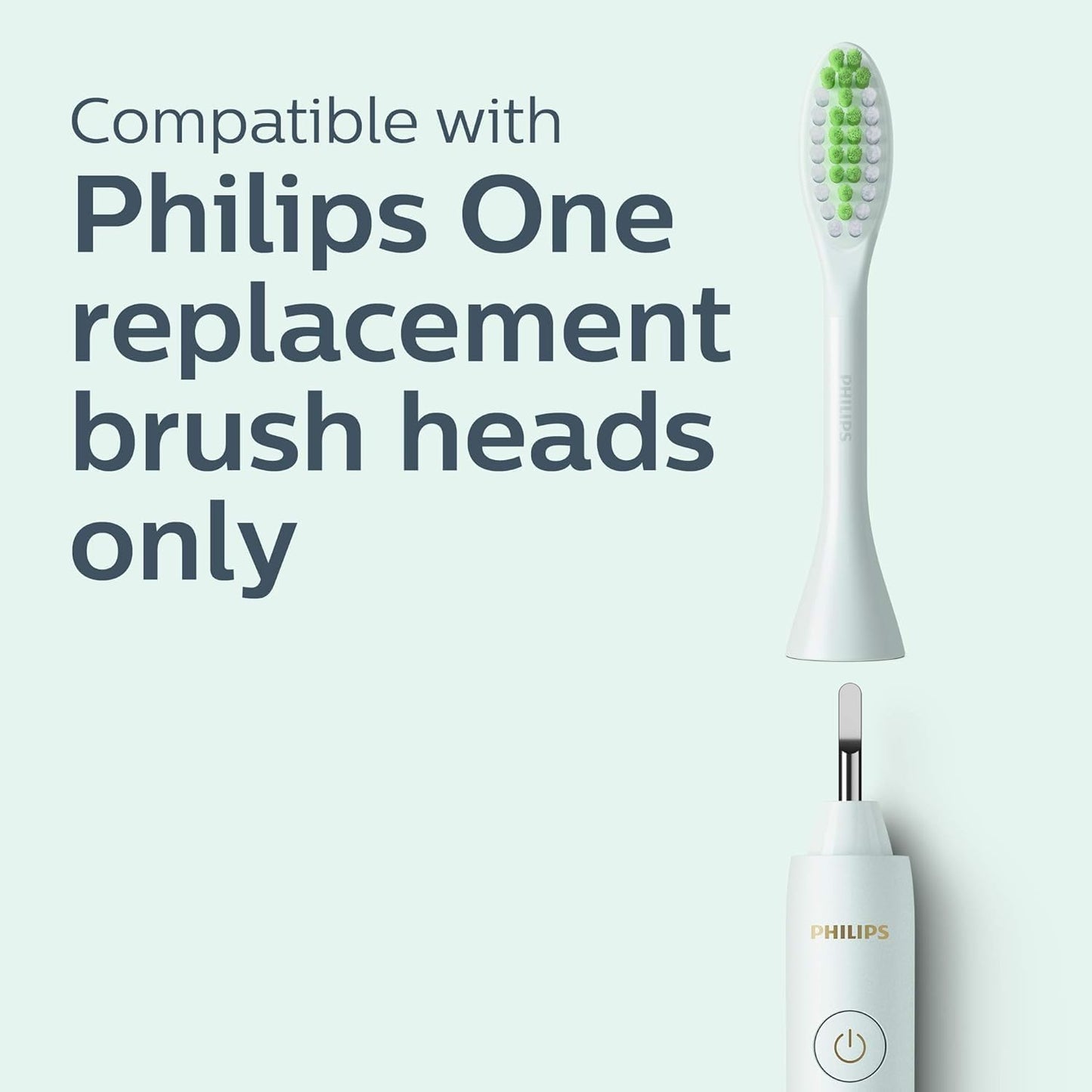 Philips Sonicare Snow Rechargeable Toothbrush, Brush Head Bundle, BD3002/AZ