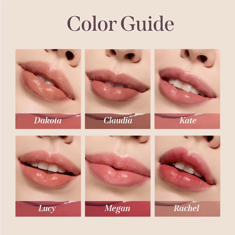 DEARDAHLIA Lip Paradise Sheer Dew Lipstick (Megan) - Silky & Dewy Glow Lipstick with a Smooth and Hydrating Texture, and Buildable High-Pigment Color. Vegan Korean Lip Makeup