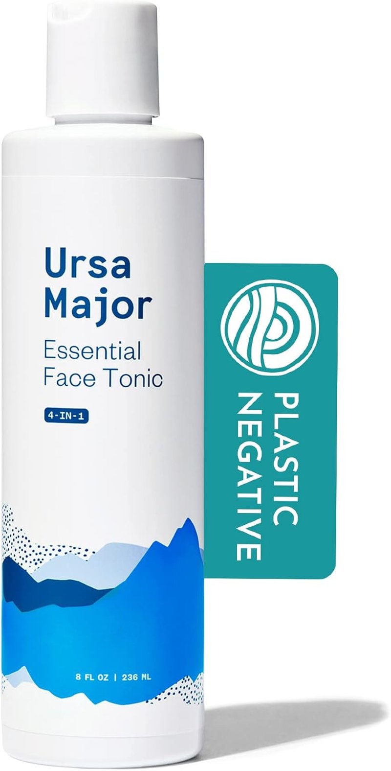 Ursa Major Essential Face Tonic - 4-in-1 Natural Toner for Cleansing, Exfoliating, Soothing & Hydrating | 8 Ounces