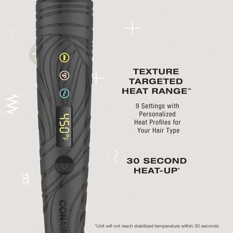 Conair The Curl Collective Ceramic Pressing Hot Comb, Sleek Straight Simple Pressing Comb Design Reaches Close to The Roots for Silky Straightening Root to Tip