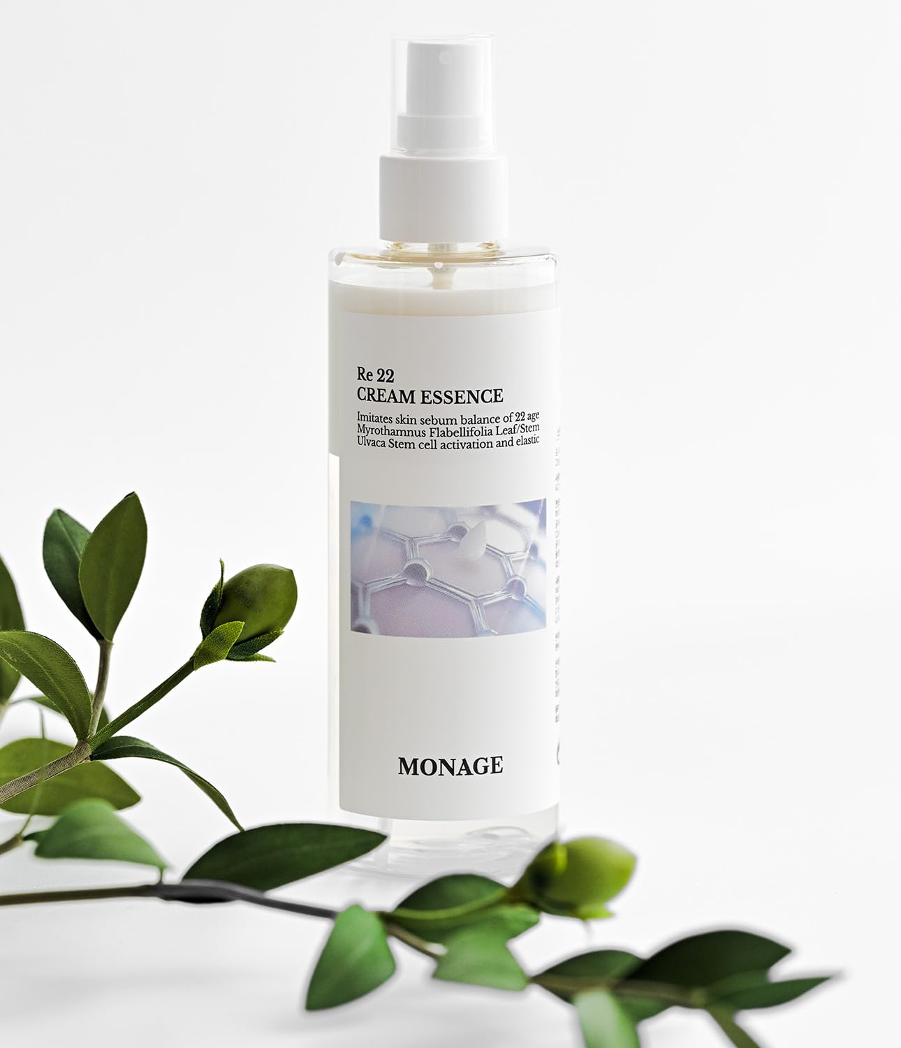 Korean Skin Care Cream Essence - All-in-One Hydrating Spray with Resurrection Plant & Sea Lettuce Stem Cells | 150ml / 5.07 fl. oz