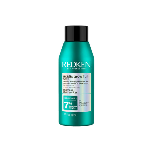 Redken Acidic Grow Full System Densifying Shampoo - Lightweight Shampoo for Fuller, Thicker-Looking Hair, Gentle Cleansing & Scalp Moisturizing, With Azelaic Acid, 1.7 Fl Oz