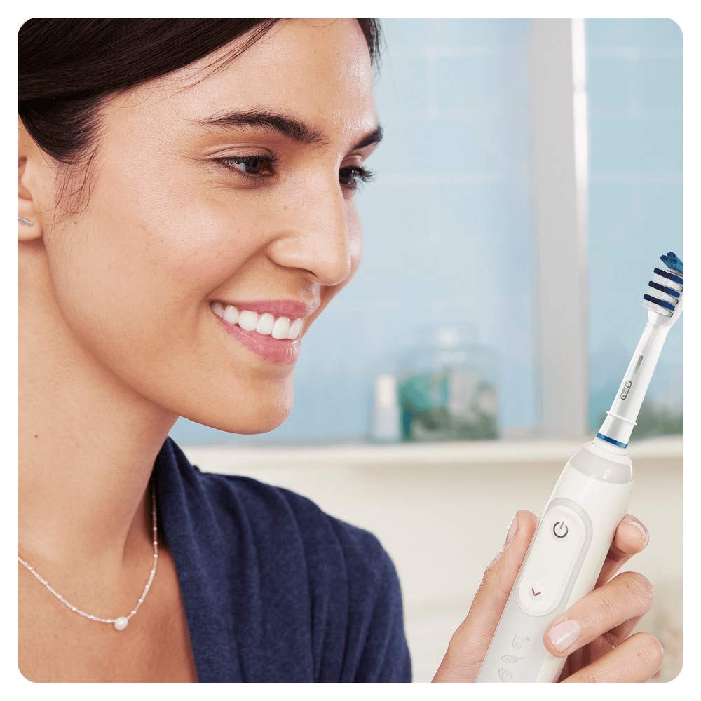 Oral-B Trizone Toothbrush Heads Replacement Refills for Electric Rechargeable Toothbrush, Bristles Sweep in-Between Teeth for a Deep Clean, Pack of Two