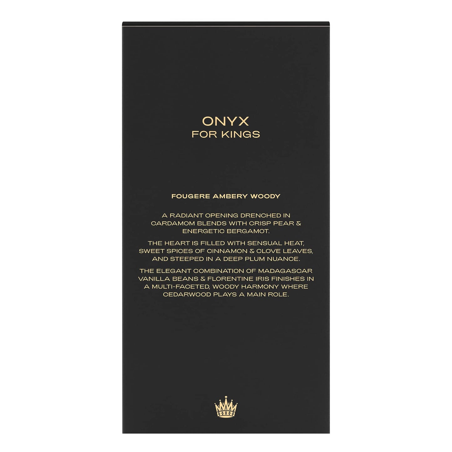 ROYALTY BY MALUMA Onyx from - Perfume for Men - Fresh, Bright, and Luminous Scent - Opens with Notes of Cardamom, Pear, and Bergamot - Perfect for Date Night or Evening Out - 2.5 oz EDP Spray