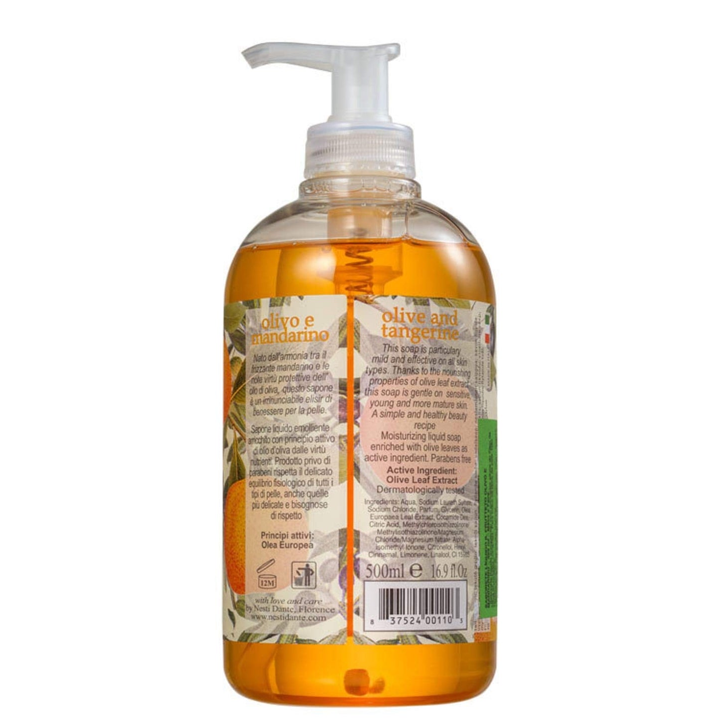Nesti Dante - Il Frutteto Olive and Tangerine Moisturizing Hand and Face Soap