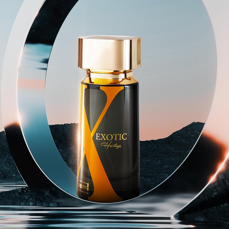 Rue Broca Exotic Heritage Pour Homme Eau de Parfum for Men, 3.4 Fl. Oz – Captivating Woody, Earthy & Fruity Fragrance for Modern Men