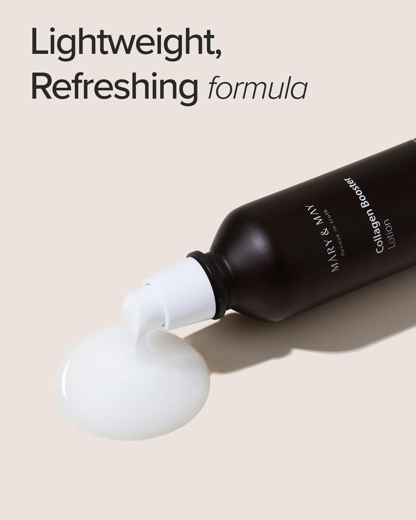 Mary&May Collagen Booster Lotion - Anti Aging, Firming and Elasticity Care with Peptides - Korean Skincare, EWG Green Grade, Hypoallergenic, 4.05 fl.oz.