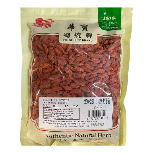 Sweet Post Chinese Wolfberry - Goji Berries | 100% Natural Sun-Dried Whole Fruit | Sulfate & Additive Free - Great Flavor for Drinks and Soup 特级红枸杞 12 OZ