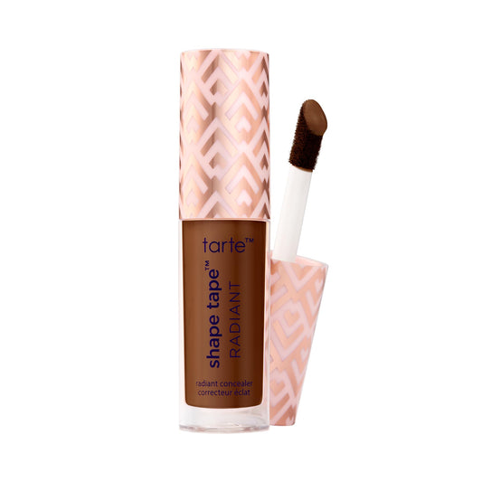 tarte shape tape radiant concealer – Medium-Coverage, Hydrating Finish Under Eye Concealer for Dark Circles, Redness & Discoloration, Vegan, Cruelty-Free, travel size, 60N mahogany