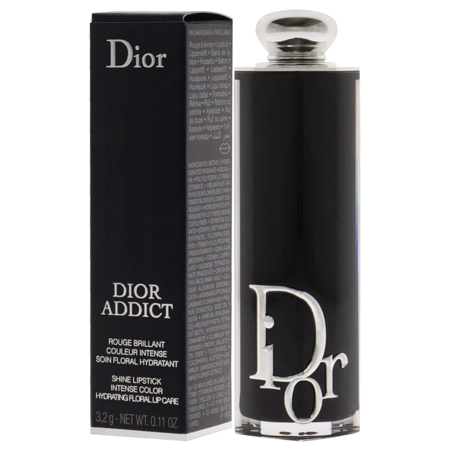 Dior Addict Hydrating Shine Lipstick - 976 Be Dior | Refillable 0.11 oz for Women