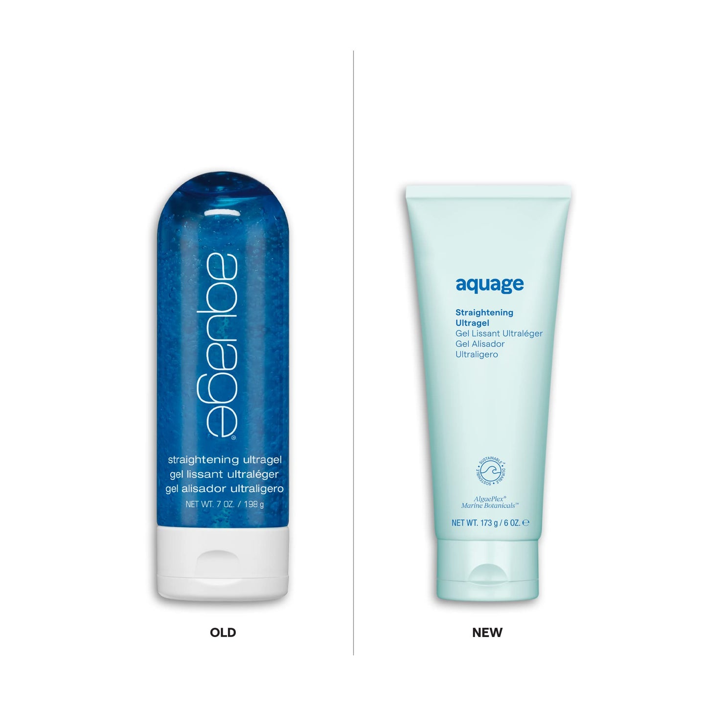Aquage Straightening Hair Gel - Lightweight Styling Gel with AlgaePlex Marine Botanicals & Silicones for Anti Frizz Control, Heat Styling Slip & Humidity Resistance (10 oz)