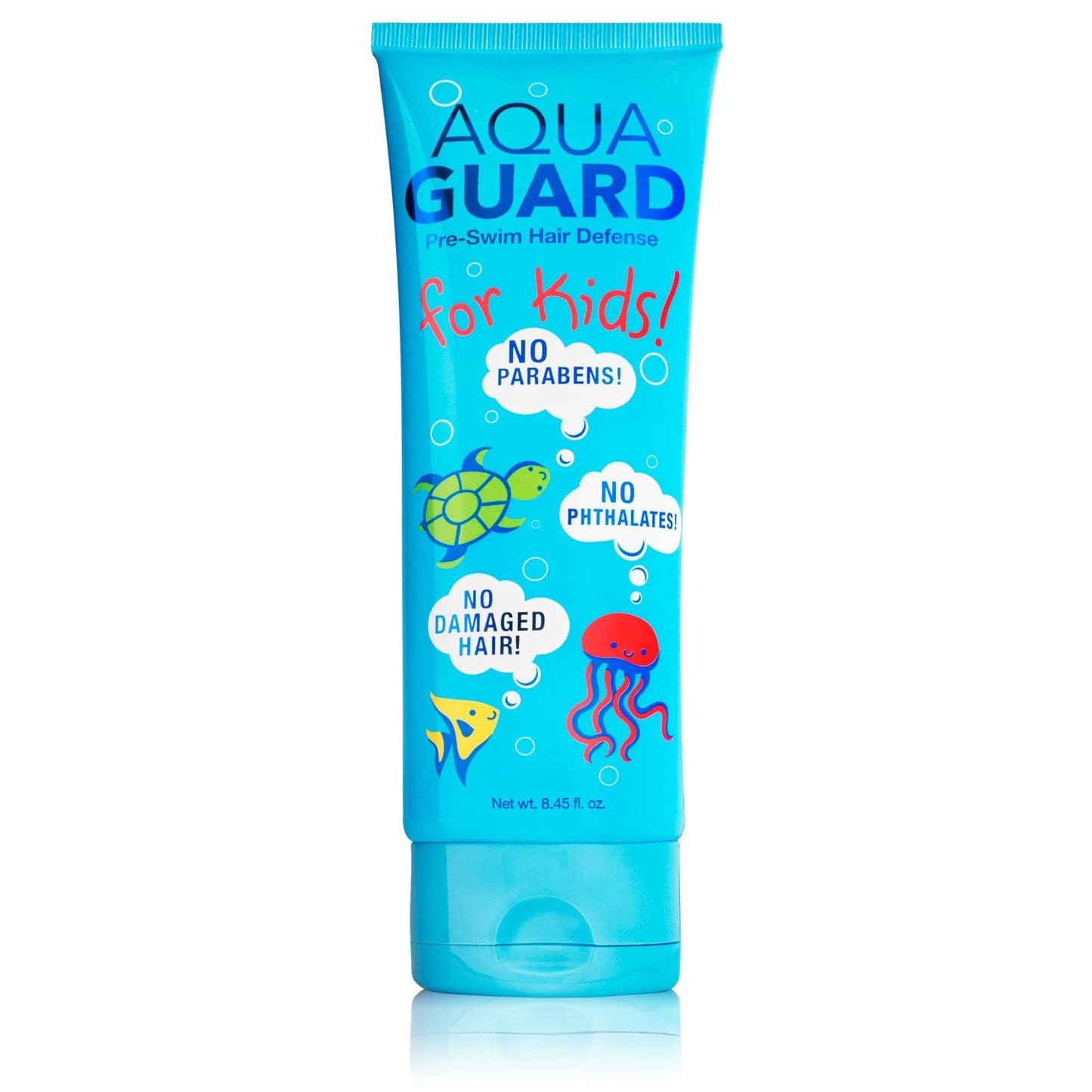 AQUA GUARD Pre-Swim Hair Defense For Kids | Chlorine Hair Shield + Easy Comb-Through | Made in California | Color Safe, Leaves Hair Smelling Great | 8.45 oz