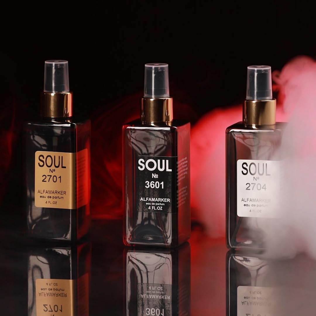 ALFAMARKER SOUL №3501 Love and don't worry – Perfume for Women | Long Lasting Eau de Parfum Spray 4.0 Fl Oz / 120ml | Boutique-Inspired Oriental Sweet Women’s Fragrance (4 Fl Oz, Liquid Cherry)