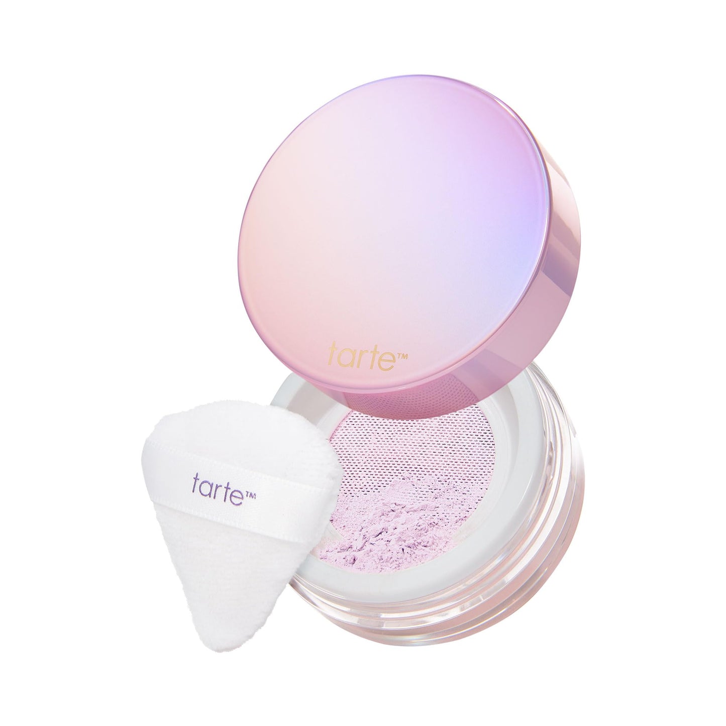 tarte creaseless setting powder – Loose Face Powder, Lightweight Oil-Absorbing Formula for Longwear Finish, Vegan & Cruelty-Free, full size, lavender