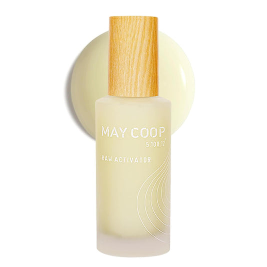 MAY COOP Raw Activator Face Serum | Hydrating & Nourishing with 63% Maple Sap, Mushroom & Grain Extracts | Lightweight Fast-Absorbing Daily Glow Facial Serum | Korean Skincare, 2.02 fl oz