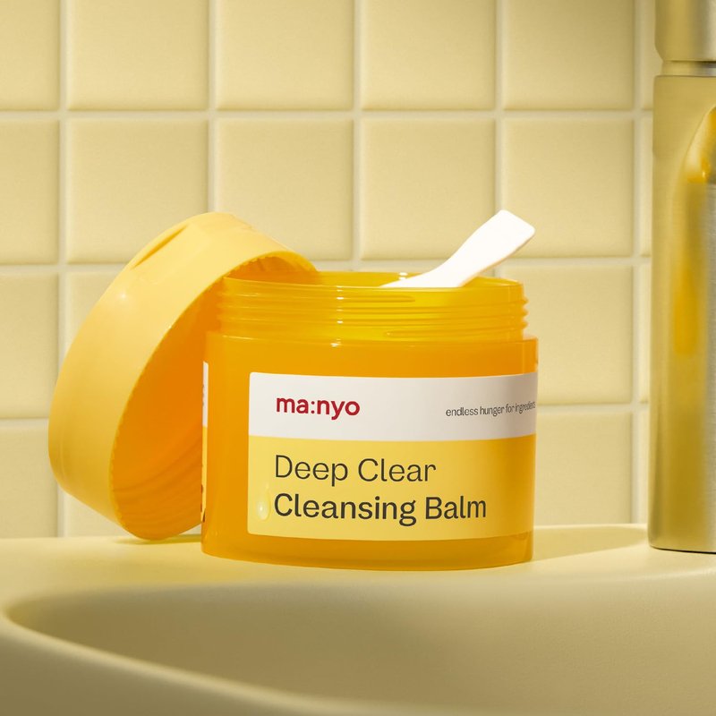 MANYO Deep Clear Cleansing Balm - Vegan, Daily Makeup Remover with Natural plant oils 4.46oz (132ml)