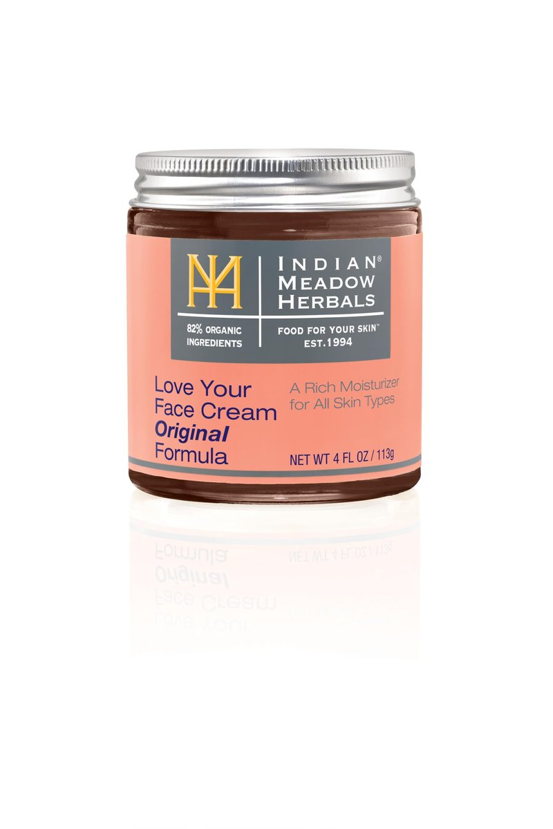 Indian Meadow Herbals, Cream Love Your Face, 4 Ounce