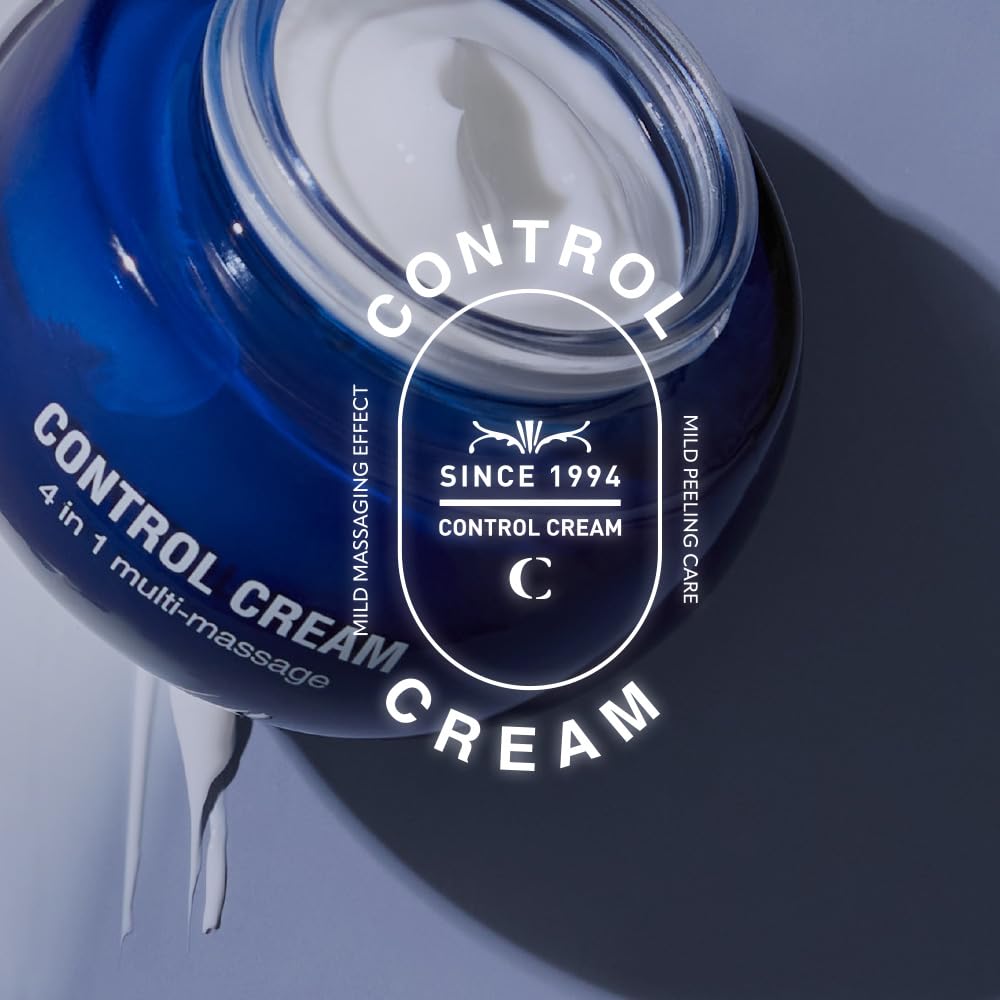 CHARMZONE Control Cream Gommage Exfoliating for Face & Body — K-Beauty Peeling Gel Style Exfoliating Cream for Pore & Sebum Care, Deep Cleansing & Soothing Hydration, Korean Skincare, 6.76 oz