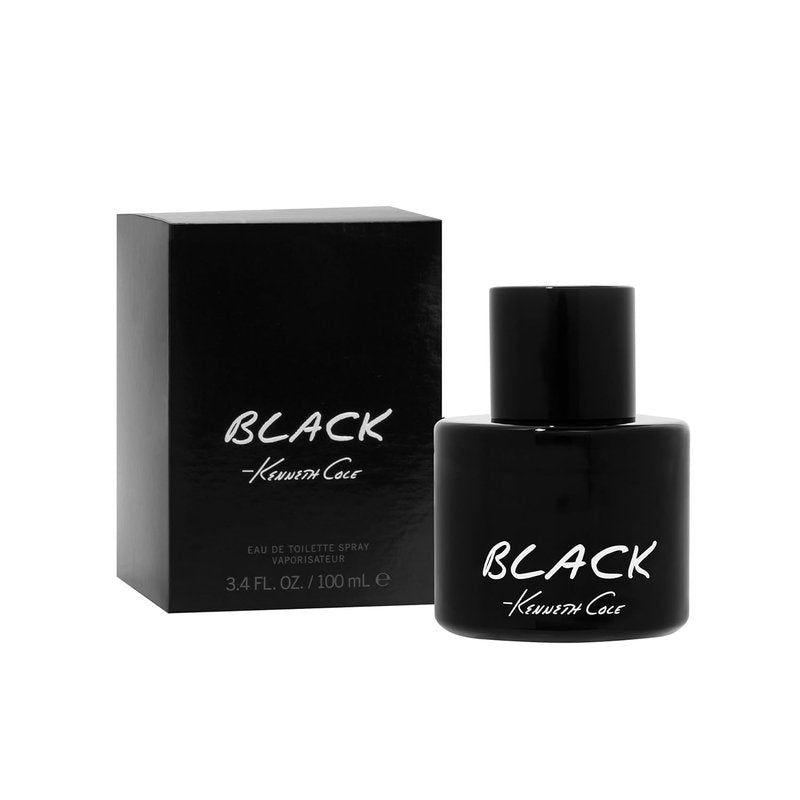 Kenneth Cole Black Cologne for Men - Elegant Eau de Toilette Spray | 3.4 oz