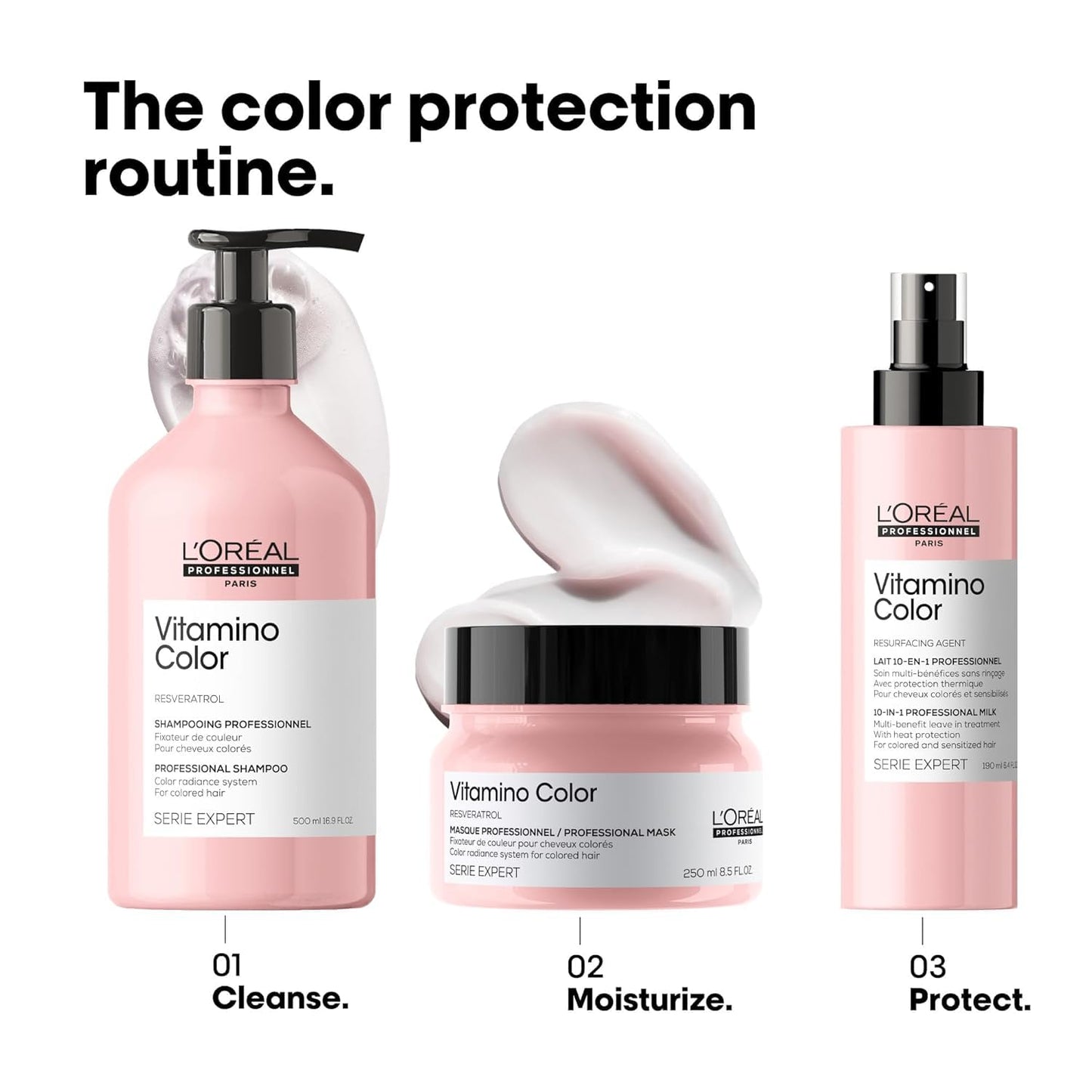 L'Oréal Professionnel Paris Vitamino Color Hair Mask - Protects & Preserves Hair Color, Enhances Shine & Vibrancy, Moisturizes & Detangles