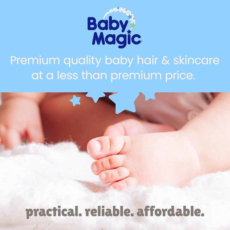 Baby Magic Soothing Hair & Body Wash - Vanilla & Oat | Tear-Free, Hypoallergenic Formula for Delicate Skin, 16.5 Fl Oz