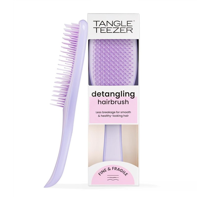 Tangle Teezer Ultimate Detangler Hairbrush for Fine & Fragile Hair - Soft Flex Teeth Reduce Breakage | Hypnotic Heather