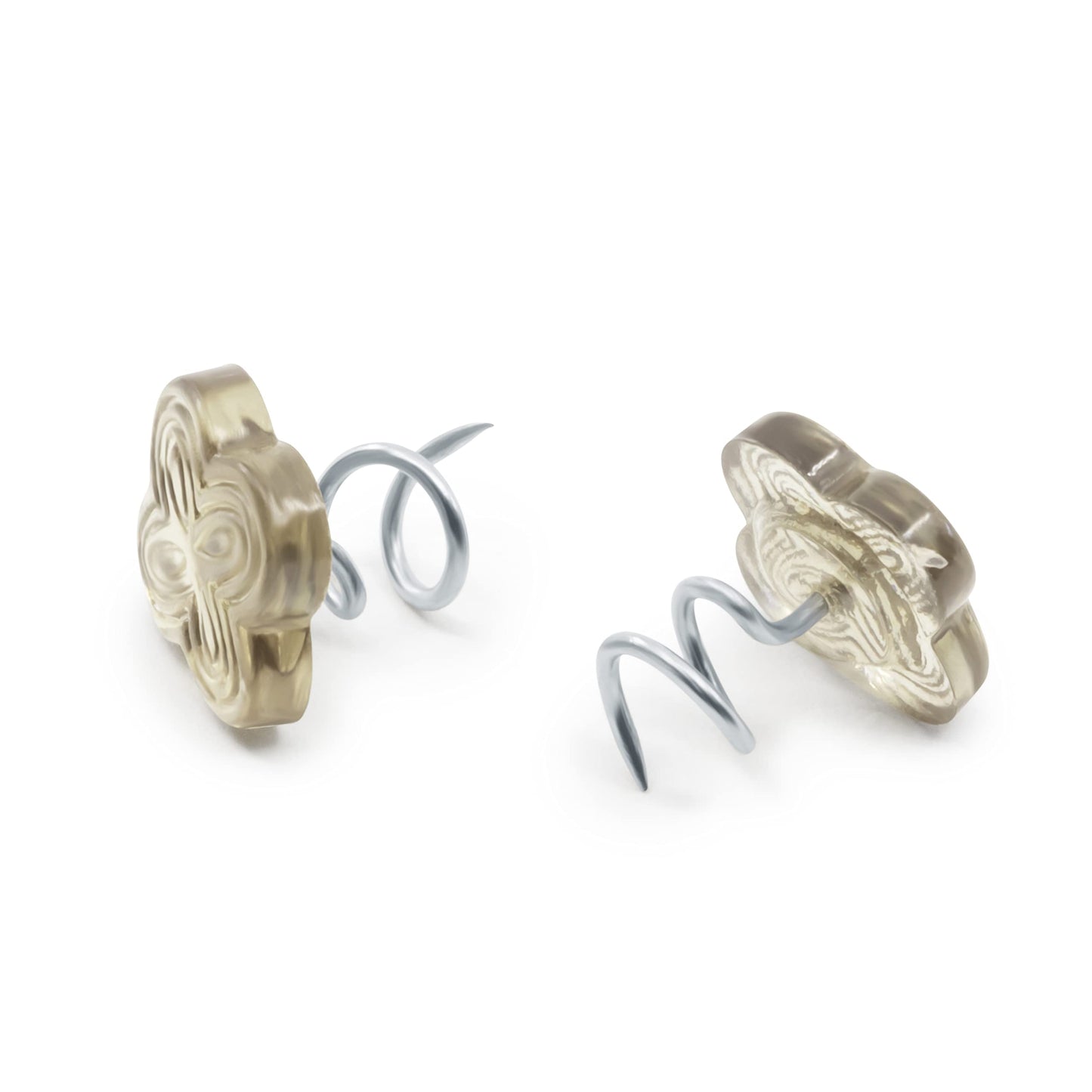 Dritz Home 44204 Twist Pins with Decorative Heads, Smoke Tint (10-Piece)