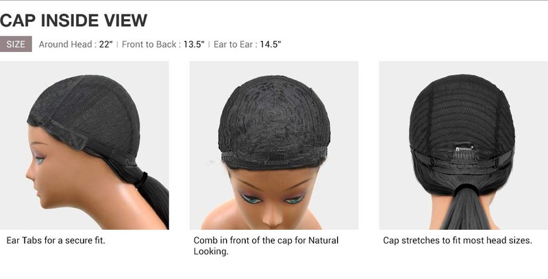 Sensationnel Dashly Wig - Unit 7 Non Lace Cap Ready to Wear Ear to Ear Lacepart Synthetic (1 JETBLACK)