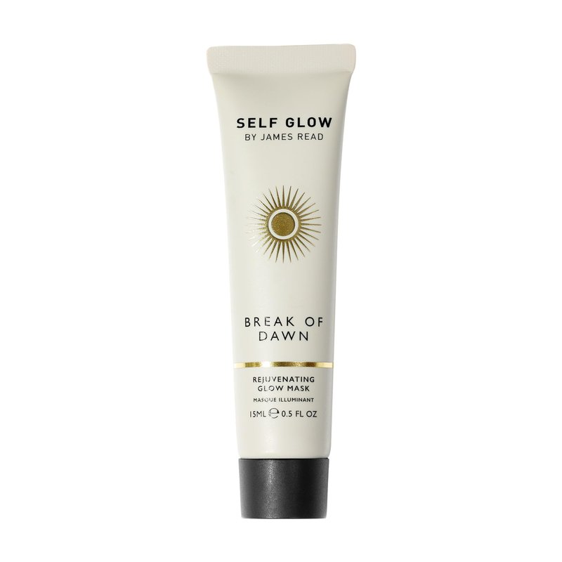 Self Glow by James Read - Break of Dawn Rejuvenating Glow Mask | Hyaluronic Acid, Squalane, Cacao Extract, Aloe, Vit E | Hydrate, Moisturize, Firm | Silicone + Drying Alcohol-Free (15mL | 0.5 fl oz)