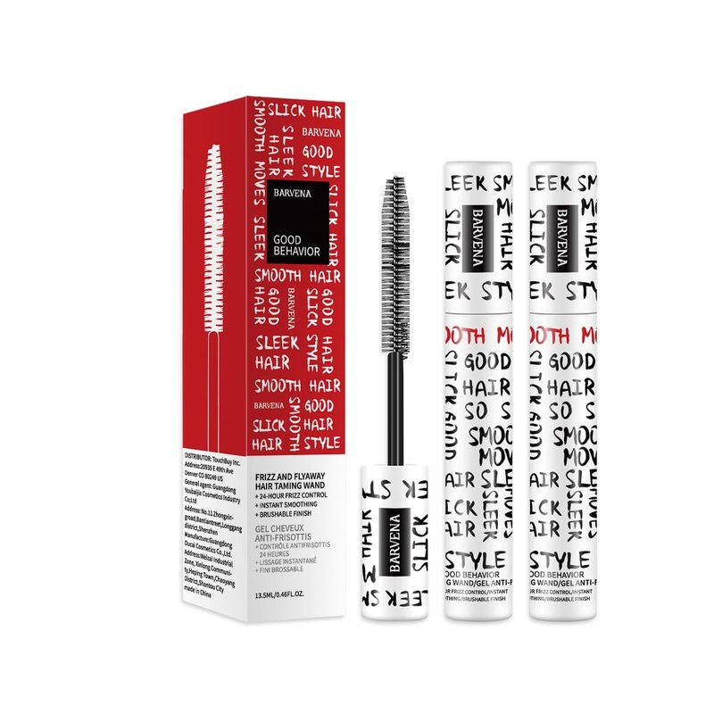 LIHUOMEI Good Behavior Frizz & Flyaway Taming Wand (2pc) Instantly Smooths Flyaways, Slicks Back Styles & Details Edges | 24-Hour Frizz Control Vegan + Cruelty Free