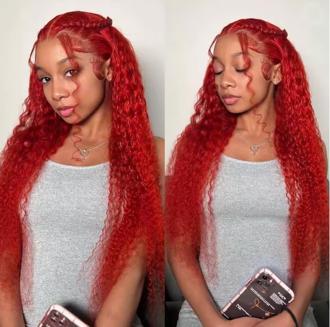 Red Kinky Curly Hair Bundles - Unprocessed Virgin Hair Extensions | Soft Burgundy, 12 Inch