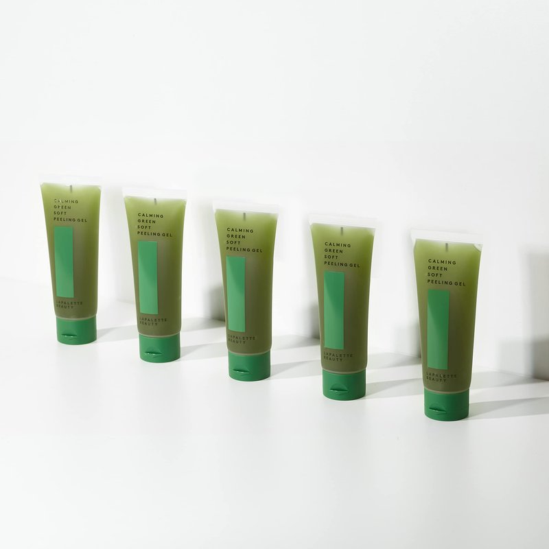 LAPALETTE Calming Green Soft Peeling Gel | Green Tea, Centella Asiatica Extract & Bamboo Sap | Exfoliating W. 84% Moisturizing Essence | Exfoliation Skin | Skin GreenTOX | KBeauty 3.38 fl.oz.