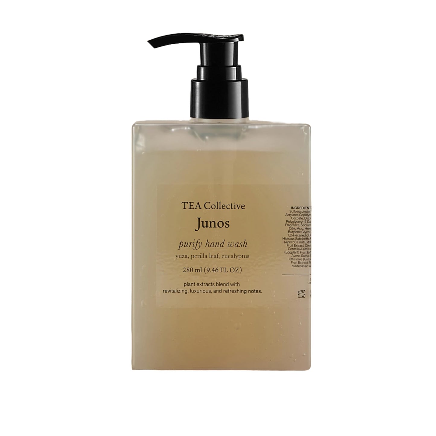 TEA Collective Junos Purify Hand Wash | Yuzu, Perilla Leaf, Eucalyptus | 9.46 Fl Oz | Product of Korea