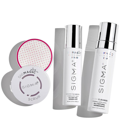 Sigma Beauty Brush Cleanser Trio — Includes All Essentials to Clean Your Favorite Makeup Brushes