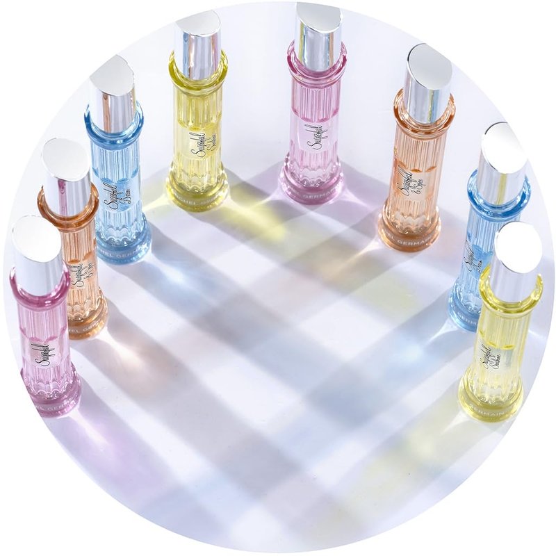 Michel Germain Sugarful Dream Eau de Parfum Rollerball Travel Fragrance, Top Notes of Blueberry, Strawberry, Pink Grapefruit, Gift for Her, 0.27 Fl Oz