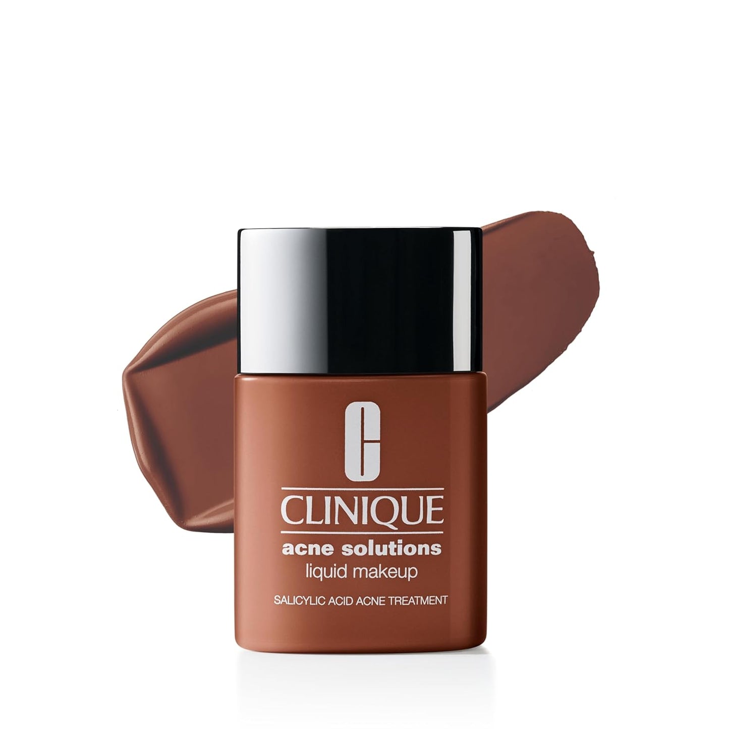 Clinique Acne Solutions Liquid Foundation - Salicylic Acid for Oily Skin | Medium Coverage, Natural Matte Finish