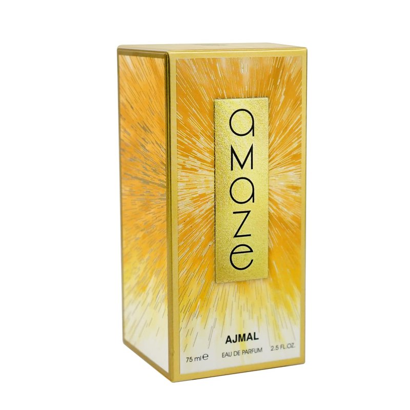 Ajmal Amaze Eau de Parfum 2.5 fl oz (75 ml) for Women | Long-Lasting Woody-Leathery Oriental Perfume | Luxury Fragrance Crafted in Dubai